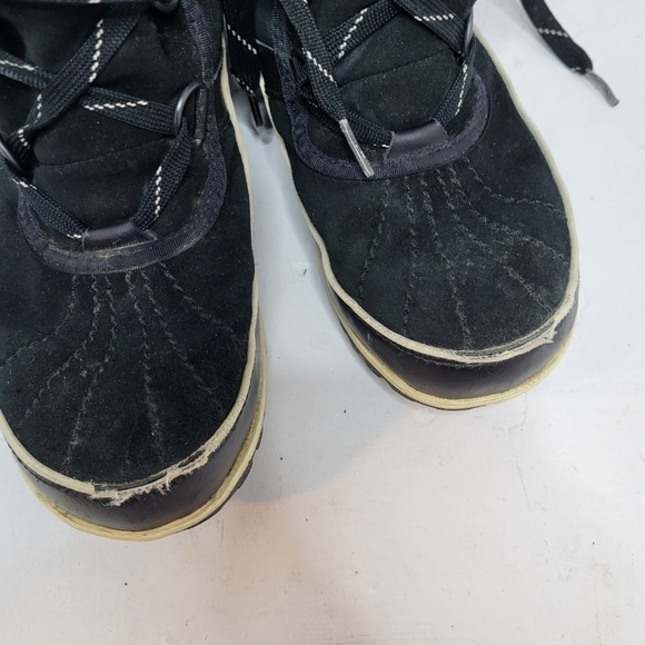 Sorel Black Winter Boot Size 8 - Picture 4 of 12